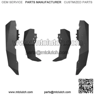 Max Fender Flares for 2018-2022 Polaris RZR Turbo S (72inch) (For: Polaris)