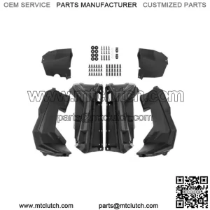 Front Rear XL Wide Fender Flares For Polaris General 1000 2016-2022 Full Set
