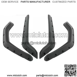 Set Of 4PCS PP Fender Flares For Polaris RZR 800 / 4 800 / 800 S 2008-10 Snap On (For: Polaris)