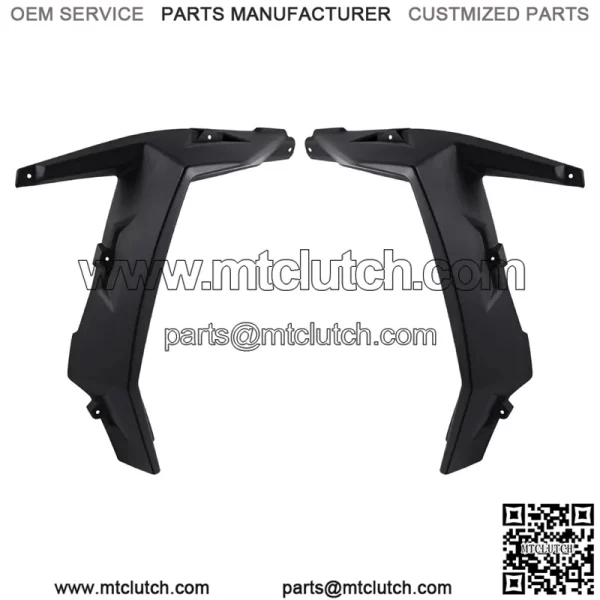 2pcs Front XXL Extended Fender Flares Compatible with Polaris RZR 1000 2014-2023 (For: Polaris)