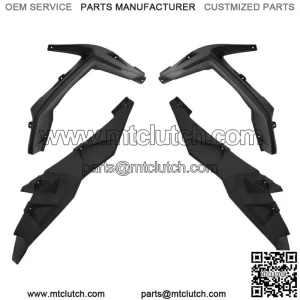 XXL Front Rear Extended Fender Flares For Polaris RZR XP 4 1000 Turbo 2014-23 (For: Polaris)