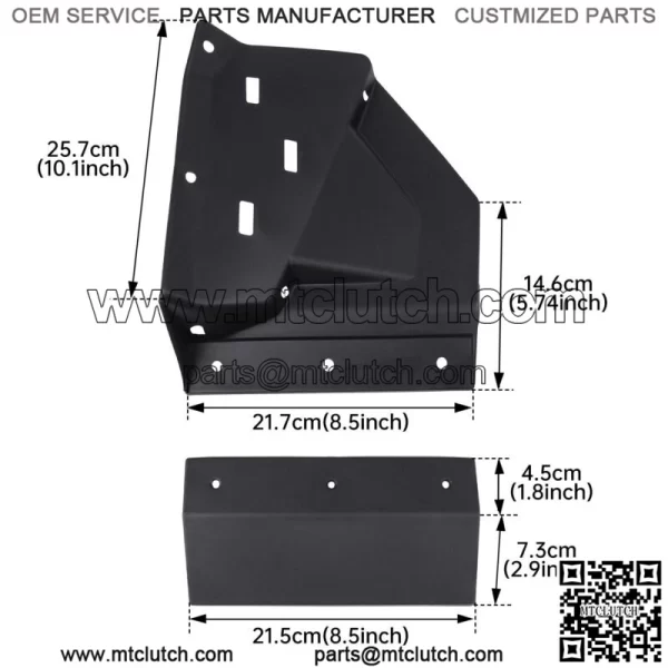 2PCS Mud Guards Mud Flaps Compatible with Polaris RZR XP 1000 900 S,for 2879938 - Image 3