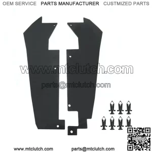 Rear Fender Flares Inner Splash Guard Mud for Polaris RZR Pro XP Accessories (For: Polaris)