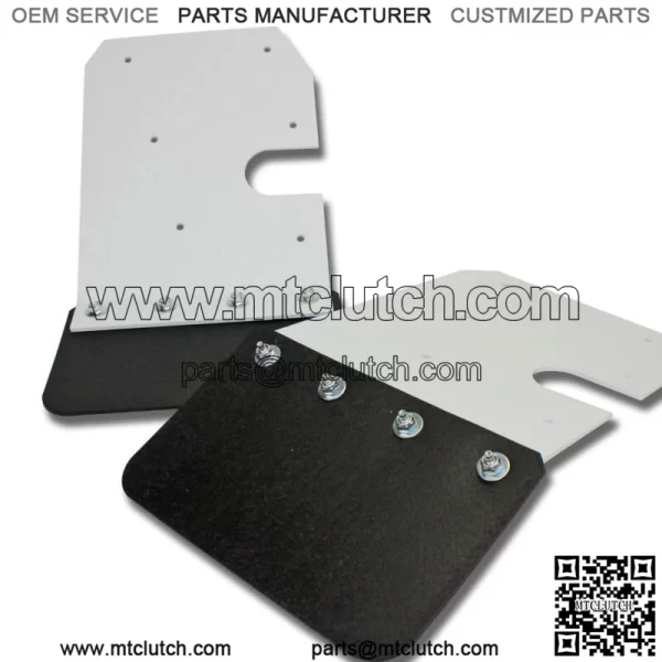 Mud Flaps for Polaris XL XXL Fenders RZR XP       WHITE - Image 2