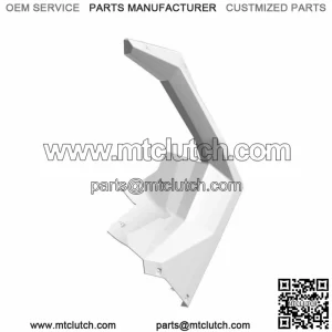 Polaris Flare Fender, Front, Left, Gloss Black, Genuine OEM Part 5455175-070 (For: Polaris)