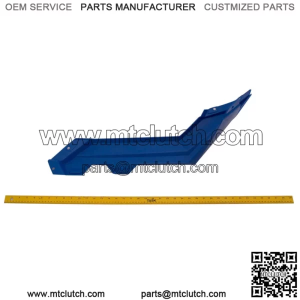 Polaris Fender, Rear, Right, Voodoo Blue, Genuine OEM Part 5450077-619, Qty 1 (For: Polaris) - Image 2