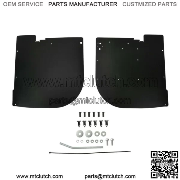 For 2013-2017 Polaris Ranger XP 900 XP 1000 Rear Mud Guards Fender Flares (For: Polaris) - Image 2