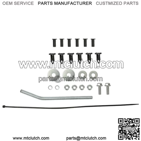 For 2013-2017 Polaris Ranger XP 900 XP 1000 Rear Mud Guards Fender Flares (For: Polaris) - Image 3