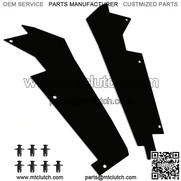 RZR Rear Wheel Well Block Offs For Polaris RZR PRO XP Fender Flares Mud Guard (For: Polaris)