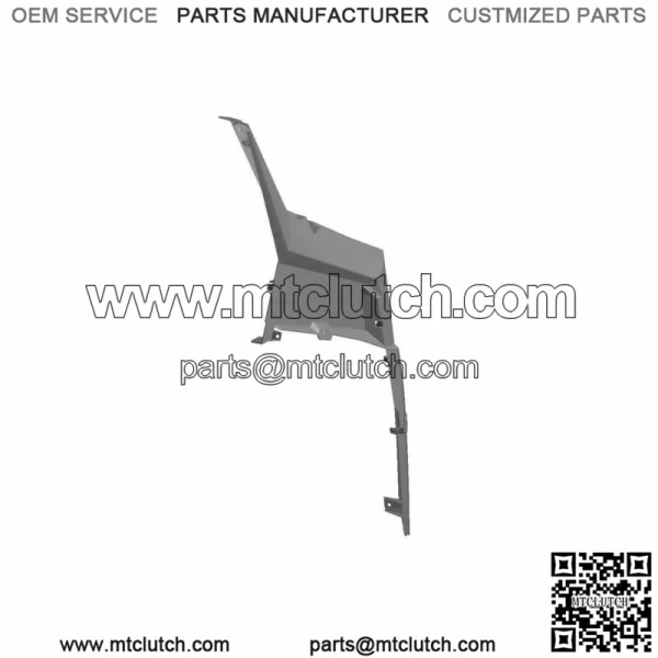 Polaris Rear Clip Painted Fender Assembly, Left, Onyx Black
