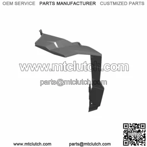 Polaris Fender Flare Assembly, Rear, Left, Gloss Black (For: Polaris)