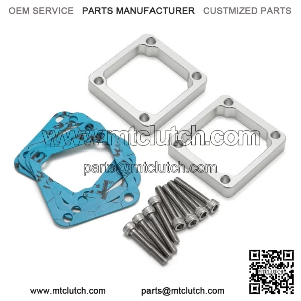 3/8" & 1/2" Intake Reed Manifold Spacer Gaskets Hardware for Yamaha Banshee YFZ350 1987-2006 - Image 2