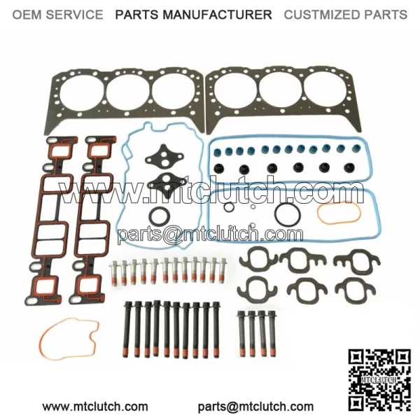 Head Gasket Set W/ 36 Head Bolts For Chevy Astro GMC Isuzu 4.3L VIN X,W ES74034 (For: Chevrolet Silverado 1500)