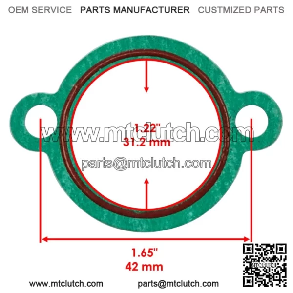 Tensioner Gasket for Yamaha Raptor 700 YFM700R YFM 700R 2006-2017 (For: Yamaha Raptor 700) - Image 2