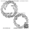 240*310mm Stainless Steel Brake Disc Rotor Set for HUSQVARNA / KTM 85 SX / KTM Freeride E-SX E-Bike - Image 3