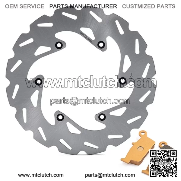 240mm Stainless Steel Rear Brake Disc Rotor And Brake Pad For SUZUKI RM 125 2006-2010 / SUZUKI RM 250 2006-2010 - Image 3