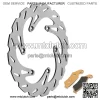 250mm Stainless Steel Front Brake Disc Rotor And Brake Pad For SUZUKI RM 125 T/V/W 1996-1998