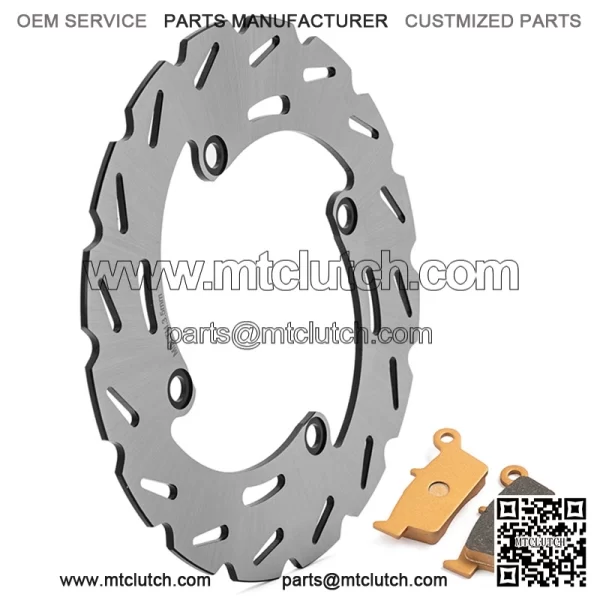 240mm Stainless Steel Rear Brake Disc Rotor And Brake Pad For HONDA CR R- CR E 125 1998-2001/ CR E SUPERMOTARD 125 2000-2001 - Image 3