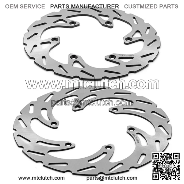 270*245mm Stainless Steel Brake Disc Rotor Set for FANTIC XE/XX/WR YAMAHA YZ Motocross Dirt Bike - Image 2