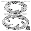 270*240mm Dirt Bike Stainless Steel Brake Disc Rotor Set for FANTIC YAMAHA Motocross - Image 3
