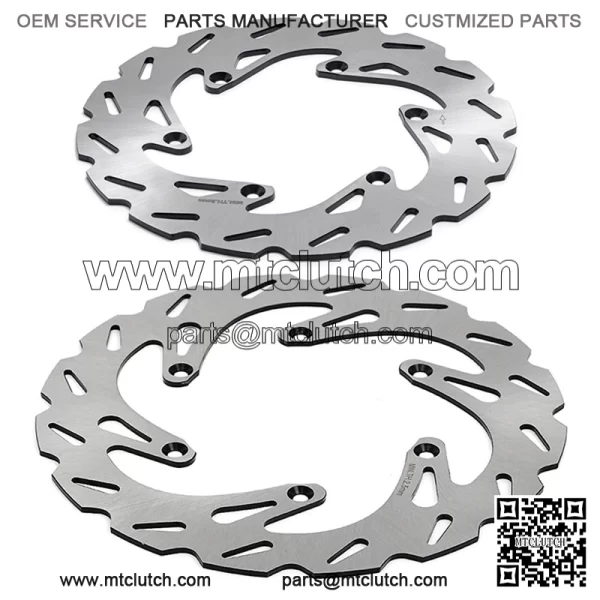 250*240mm Stainless Steel Brake Disc Rotor Set for SUZUKI RM 125/250 SUZUKI DRZ SM 400