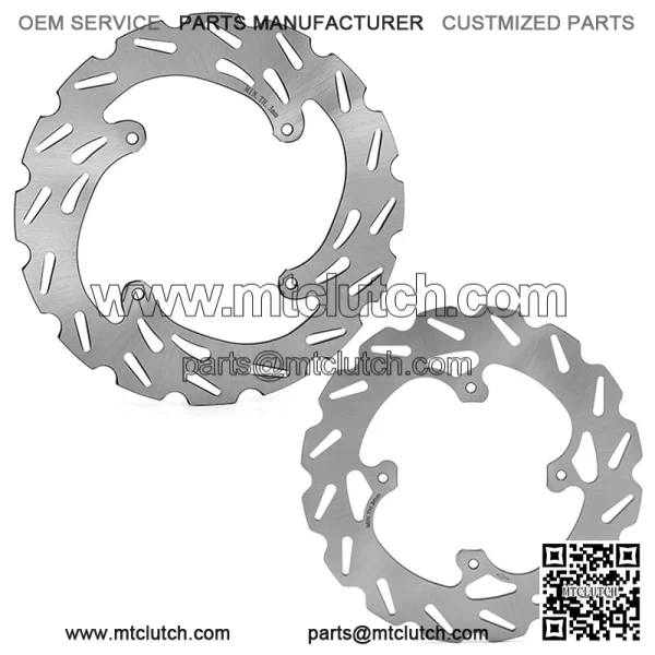 240*240mm Stainless Steel Brake Disc Rotor Set for HONDA XR R (RE01/EBE) 650CC Model 2000-2008 / SUPERMOTARD 650CC Model 2000-2008 - Image 2