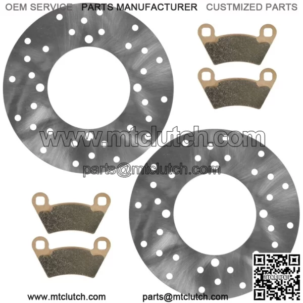 2x Rear Brake Disc w/Pads for Polaris Ranger 400 / Sportsman ACE 14-15 / ACE 570 - Image 4