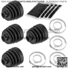 2 Rear Axle Outer Inner CV Boot Kit for Polaris Sportsman 700 800 EFI 2006 2007 For: Polaris Sportsman 800