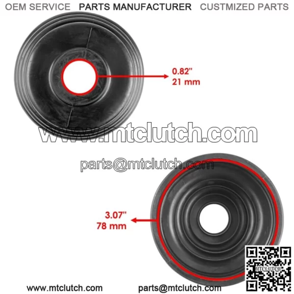2 Rear Axle Inner And Outer CV Boot Kits for Polaris Sportsman 800 Mv7 EFI 2005 For: Polaris Sportsman 800 - Image 2