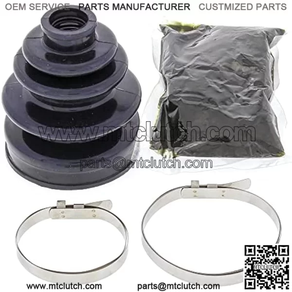 CV Boot Kit 19-5008 Compatible with/Replacement for Kawasaki KAF 620 Mule 3010 4x4 01-08, KVF 700 Prairie 4x4 2004-2006, KVF 650 Brute Force 4x4 05-08, KVF 400 C Prairie 4x4 1999-2002