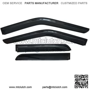 4pcs Out Channel Window Visors Rain Guards For 2015-2020 Ford F150 Supercrew Cab (For: Ford F-150)