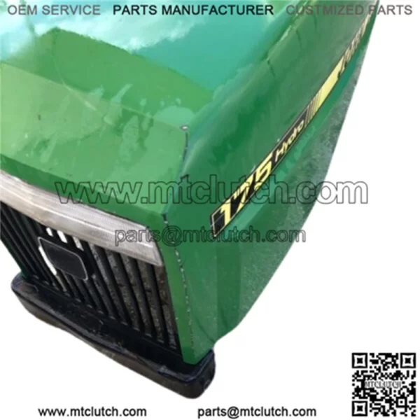 1980's  John Deere hydro 160,165,170,175,180,185 Hood Grill Light Bar Bumper - Image 4