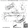 Polaris Center Access Hood, Genuine OEM Part 5452379-498(For: Polaris) - Image 2