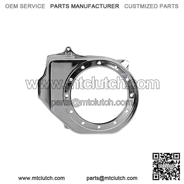 Chrome Recoil Fan Cover Shroud Housing for Predator 212 hemi Coleman CT200U CT100U BT200X CC100X Mini Bike, SK100 KT196 Go Kart Baja Hisun Tillotson Clone 196cc Engine Honda GX160 GX200 - Image 2