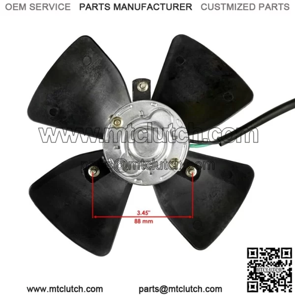 For Honda TRX450S Foreman 450 Radiator Cooling Fan Motor 4x4 S 1998 1999 - 2001 - Image 2