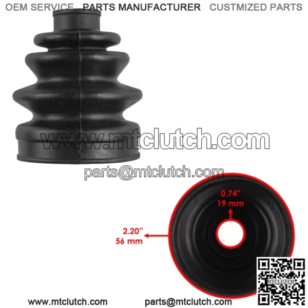 Rear Axle Inner LH RH CV Boot Kit for Polaris Sportsman 570 6X6 2018 2019 2020 For: Polaris Sportsman 570 - Image 2