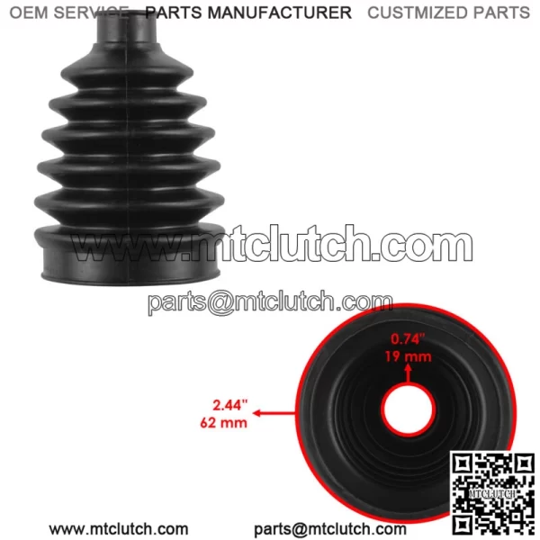 Front Axle Outer Inner CV Boot Kit for Polaris Sportsman Sp 570 2015-2017 - Image 2