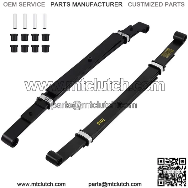 Heavy Duty Leaf Springs for Club Car Precedent Golf Cart 4 Leafs Rear set of 2