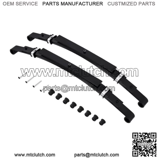 Heavy Duty Rear Leaf Springs for Club Car DS Golf Cart 1993+ 4 Leaf/Set of 2