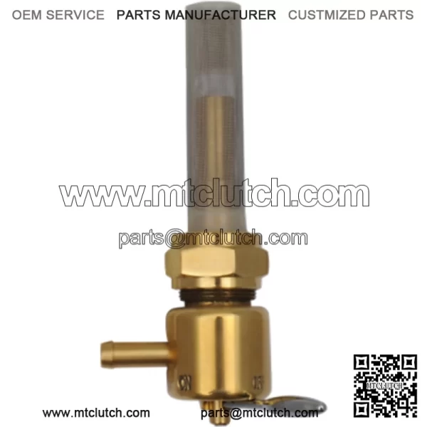 Bronze High Hi Flow 22mm Fuel Gas Petcock Forward Harley Bobber Custom Chopper (For: Harley-Davidson)