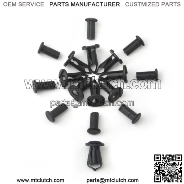 100pcs Fender Clips Body Rivets for Polaris Ranger TRX 400EX RZR XP 1000 Honda For: More than one vehicle - Image 4