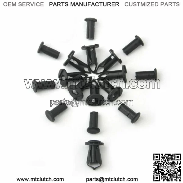 100x 8mm Fender Clips Body Rivets Push Pin for ATV HONDA TRX300EX 450R Rancher For: More than one vehicle - Image 4