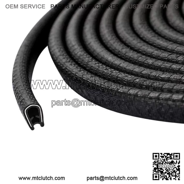 6m Rubber Seal Strip Decoration Car Parts Door Window Push-On Pinch Weld Trim (For: More than one vehicle)
