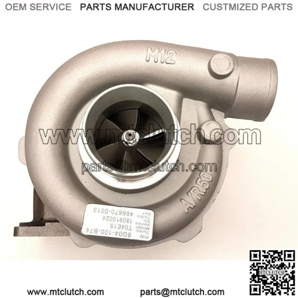 Turbocharger Komatsu 466704-0203 6222818210 6222-81-8210 NEW + Gasket Set - Image 2