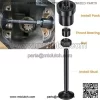 Wrangler oiler and hub shaft seal installation and removal tool #red - Image 4
