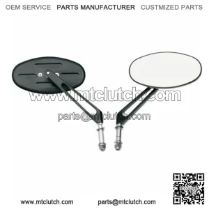 Black Stealth I Mirrors Mirror Set Harley Sportster Softail Bobber (For: Harley-Davidson)