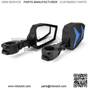 UTV Rear View Side Mirrors 1.75"- 2" Roll Bar For Honda Talon Can Am Yamaha YXZ For: More than one vehicle