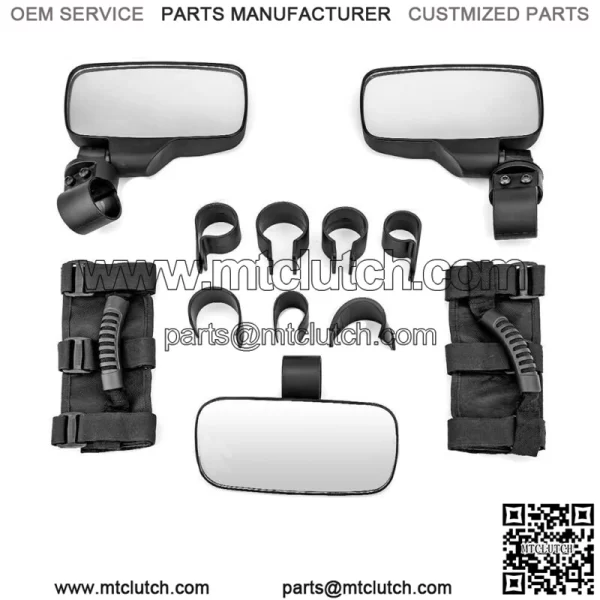 Roll Bar Rear Side Center View Mirror For Textron Stampede 900 Kymco UXV ZFORCE For: More than one vehicle - Image 2