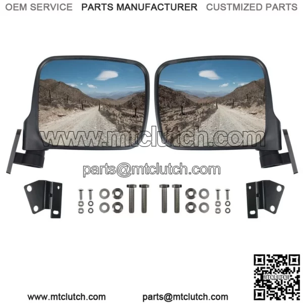 2pcs LH&RH Side Rear View Mirrors Compatible with Kawasaki Teryx 800 2016-2023 For: More than one vehicle