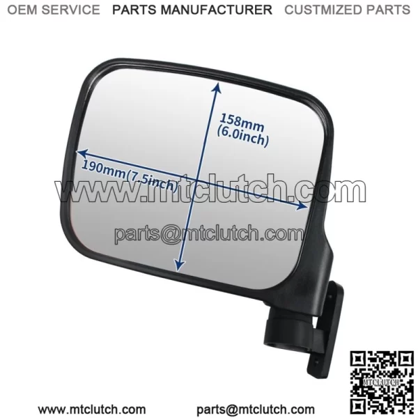 2pcs LH&RH Side Rear View Mirrors Compatible with Kawasaki Teryx 800 2016-2023 For: More than one vehicle - Image 2